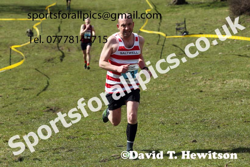 Masters men 2021 NECAA Cross Country Relays, Thornley Farm, Peterlee, Saturday, April 10th. Photo: David T. Hewitson/Sports for All Pics